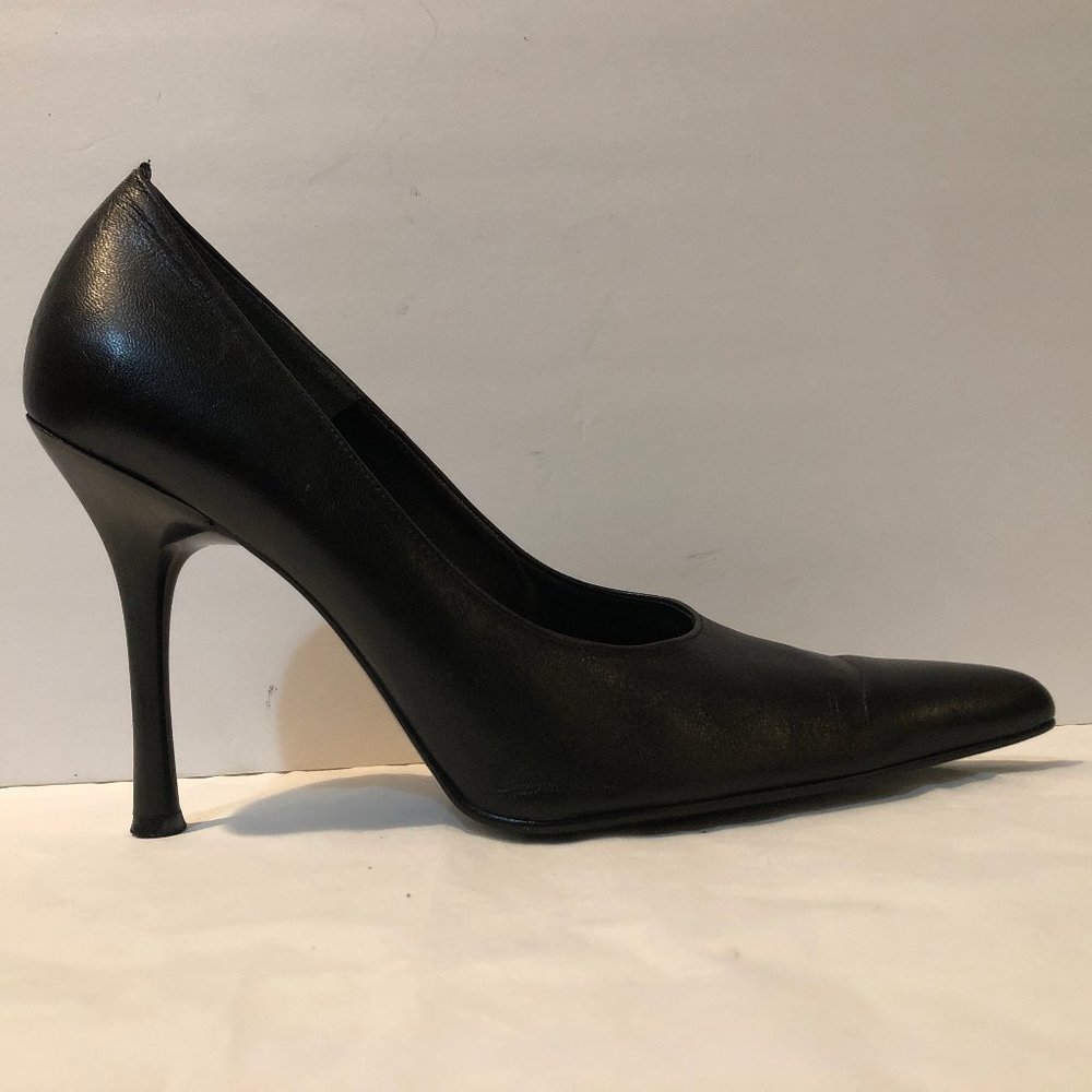 Aldo black leather Size 7.5 heels